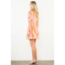 Load image into Gallery viewer, Wavy Striped Pattern Dress - Indie Indie Bang! Bang!
