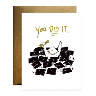 You Did It! Graduation Card - Indie Indie Bang! Bang!