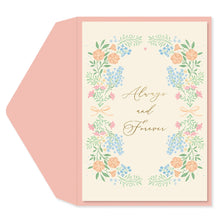 Load image into Gallery viewer, Always and Forever Wedding Card
