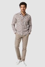 Load image into Gallery viewer, Simon Tonal Taupe Print Dress Shirt