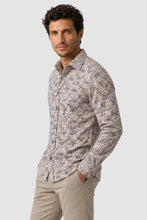 Load image into Gallery viewer, Simon Tonal Taupe Print Dress Shirt