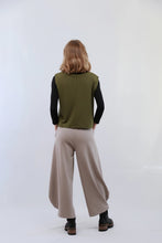 Load image into Gallery viewer, Cotton Multi Button Vest In Olive - Indie Indie Bang! Bang!