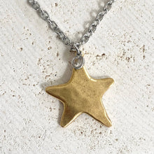 Load image into Gallery viewer, Silver or Gold Star CZ Layering Necklace - Indie Indie Bang! Bang!
