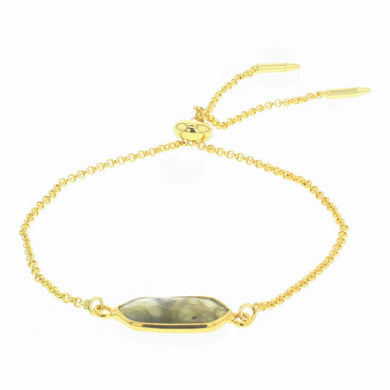 Gold Slater Bracelet with Turquoise - Indie Indie Bang! Bang!