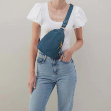 Load image into Gallery viewer, HOBO | Fern Sling in Pebble Leather Peacock - Indie Indie Bang! Bang!