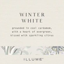 Load image into Gallery viewer, Winter White Large Boxed Crackle Glass Candle