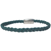 Load image into Gallery viewer, Braided Accent Men’s Leather Bracelet - Indie Indie Bang! Bang!