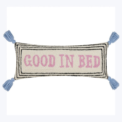 Good In Bed Hook Pillow