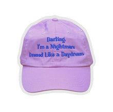 Load image into Gallery viewer, Taylor Swift | Darling I&#39;m A Nightmare Dressed Like A Day Dream Baseball Hat - Indie Indie Bang! Bang!