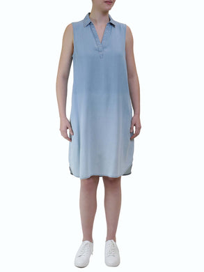 Shelay Denim Tencel Ombre Dress - Indie Indie Bang! Bang!