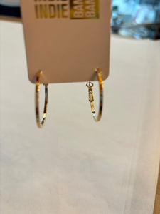 Small Hoop Earrings - Gold