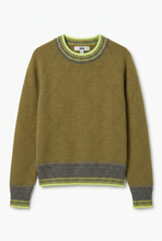 Load image into Gallery viewer, Neon Trim Diamond Knit Sweater | MD'M - Indie Indie Bang! Bang!