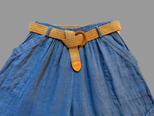 Load image into Gallery viewer, Linen Belted Front Cargo Pants - Indie Indie Bang! Bang!