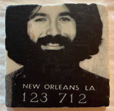 Jerry Garcia Mugshot Coaster - Indie Indie Bang! Bang!
