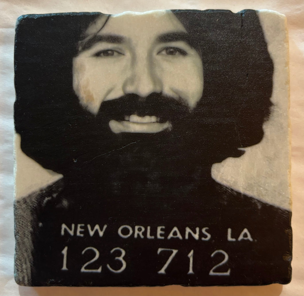 Jerry Garcia Mugshot Coaster - Indie Indie Bang! Bang!