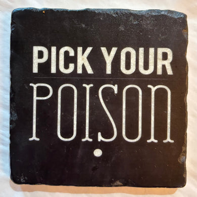 Pick Your Poison Coaster - Indie Indie Bang! Bang!