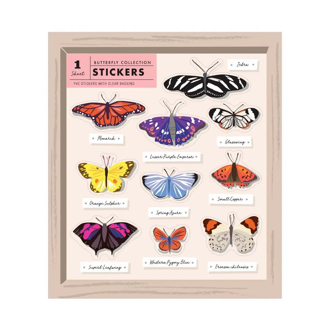 Butterfly Curio Collection Stickers - Indie Indie Bang! Bang!