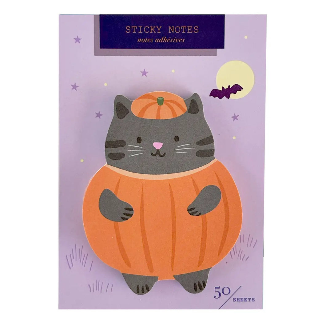 Pumpkin Cat Sticky Notes - Indie Indie Bang! Bang!