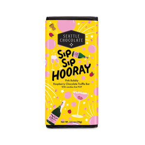 Sip Sip Hooray Raspberry Chocolate Truffle Bar - Indie Indie Bang! Bang!