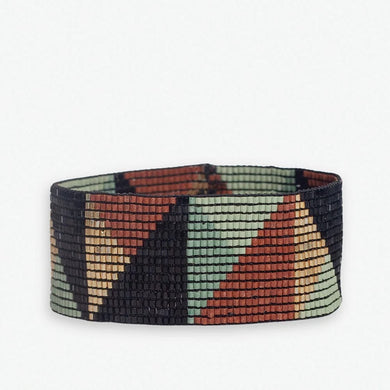 Kenzie Shifting Triangles Stretch Bracelet - Indie Indie Bang! Bang!