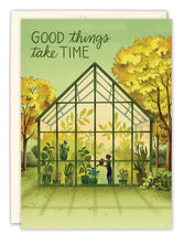 Load image into Gallery viewer, Good Things Take Time Encouragement Card - Indie Indie Bang! Bang!