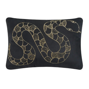 Halloween Snake Embroidered Pillow - Indie Indie Bang! Bang!