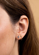 Load image into Gallery viewer, Sapphire Baguette Earrings