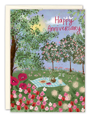 Happy Anniversary Picnic Anniversary Card - Indie Indie Bang! Bang!