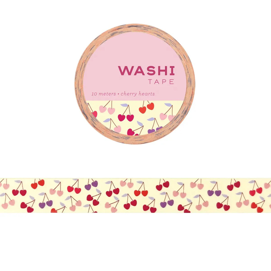 Cherry Hearts Washi Tape - Indie Indie Bang! Bang!