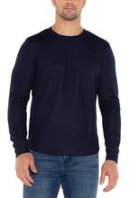 Load image into Gallery viewer, David Long Sleeve Crew Neck Navy - Indie Indie Bang! Bang!