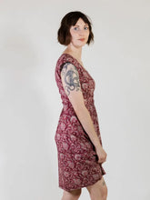 Load image into Gallery viewer, Artsy Traveler Berry Poppy Dress - Indie Indie Bang! Bang!