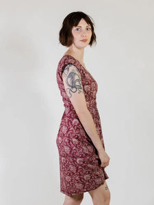 Artsy Traveler Berry Poppy Dress - Indie Indie Bang! Bang!