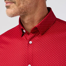 Load image into Gallery viewer, Halyard Short Sleeve Button Down - Hot Dot Red - Indie Indie Bang! Bang!
