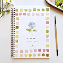 Load image into Gallery viewer, Flowers Watercolor Workbook - Indie Indie Bang! Bang!