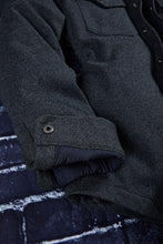 Load image into Gallery viewer, Solid Twill Mink Shirt Button Jacket - Brown or Black