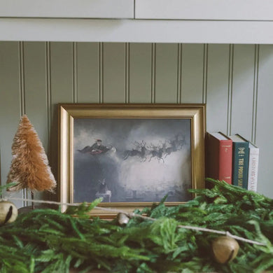 A Christmas Night Framed Antique Art - Indie Indie Bang! Bang!