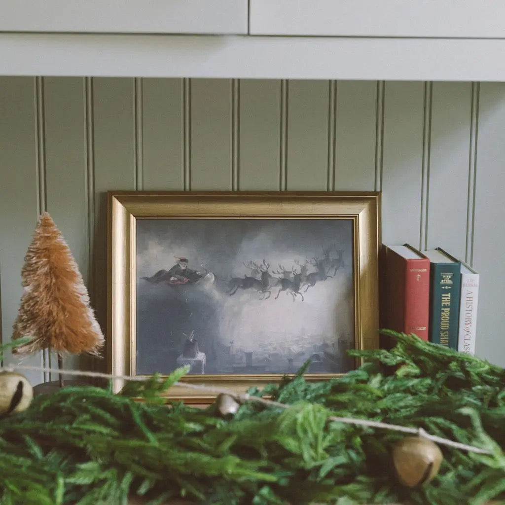 A Christmas Night Framed Antique Art - Indie Indie Bang! Bang!