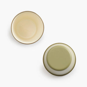 Enamel 2-Tone Tall Cup Set - Olive - Indie Indie Bang! Bang!