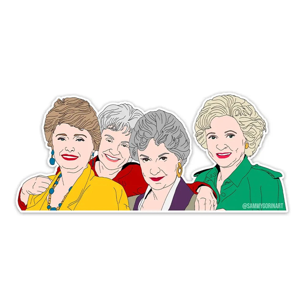 Golden Girls Group Sticker - Indie Indie Bang! Bang!