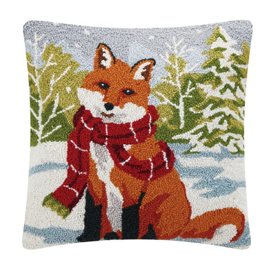 Snowfall Fox Hook Pillow - Indie Indie Bang! Bang!