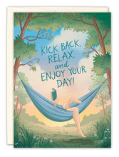 Load image into Gallery viewer, Hammock Birthday Card - Indie Indie Bang! Bang!