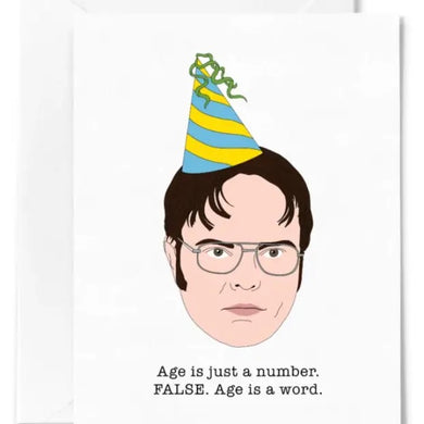 Dwight Age is Just a Number FALSE - Indie Indie Bang! Bang!