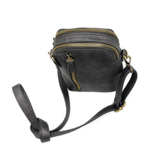 Load image into Gallery viewer, Jolene Crossbody Phone Bag - Metallic Pewter - Indie Indie Bang! Bang!