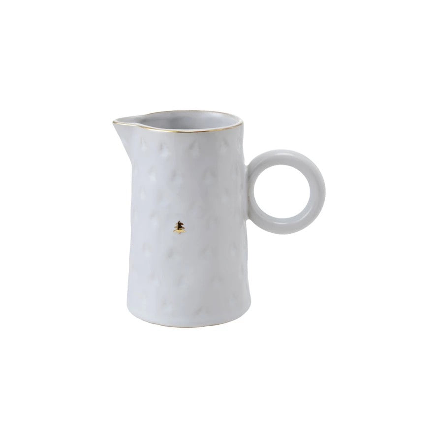 10 oz. Debossed Stoneware Pitcher - Indie Indie Bang! Bang!