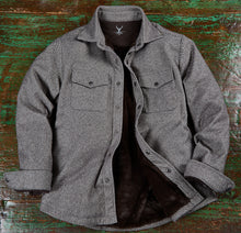 Load image into Gallery viewer, Solid Twill Mink Shirt Button Jacket - Brown or Black