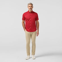 Load image into Gallery viewer, Halyard Short Sleeve Button Down - Hot Dot Red - Indie Indie Bang! Bang!