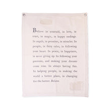 Load image into Gallery viewer, Believe In Yourself Canvas Wall Hanging Sign - Indie Indie Bang! Bang!