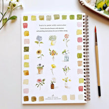 Load image into Gallery viewer, Flowers Watercolor Workbook - Indie Indie Bang! Bang!