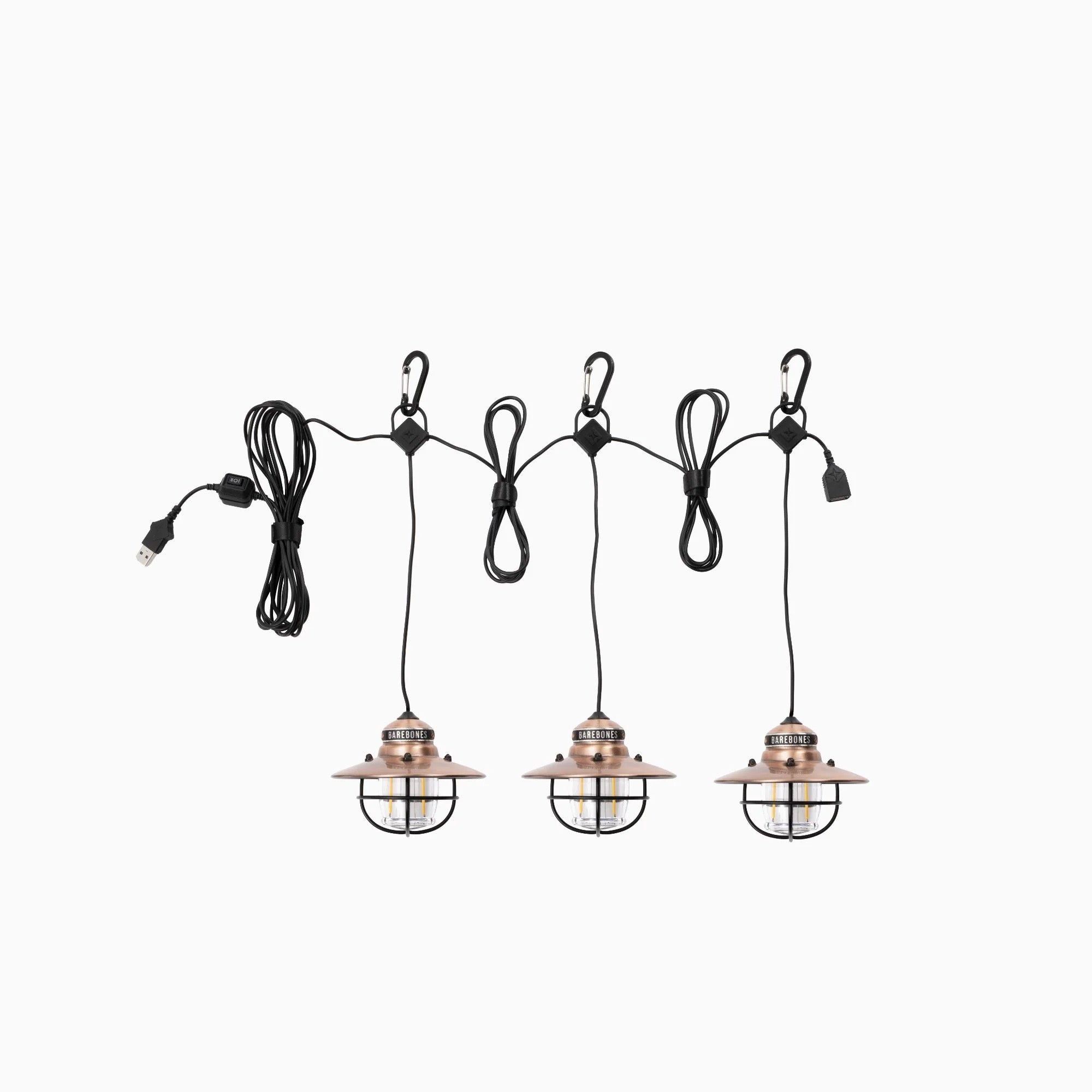 Barebones Edison String Light LED Vintage White - Thumbnail 4