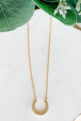 Horse Shoe With CZ nuggets